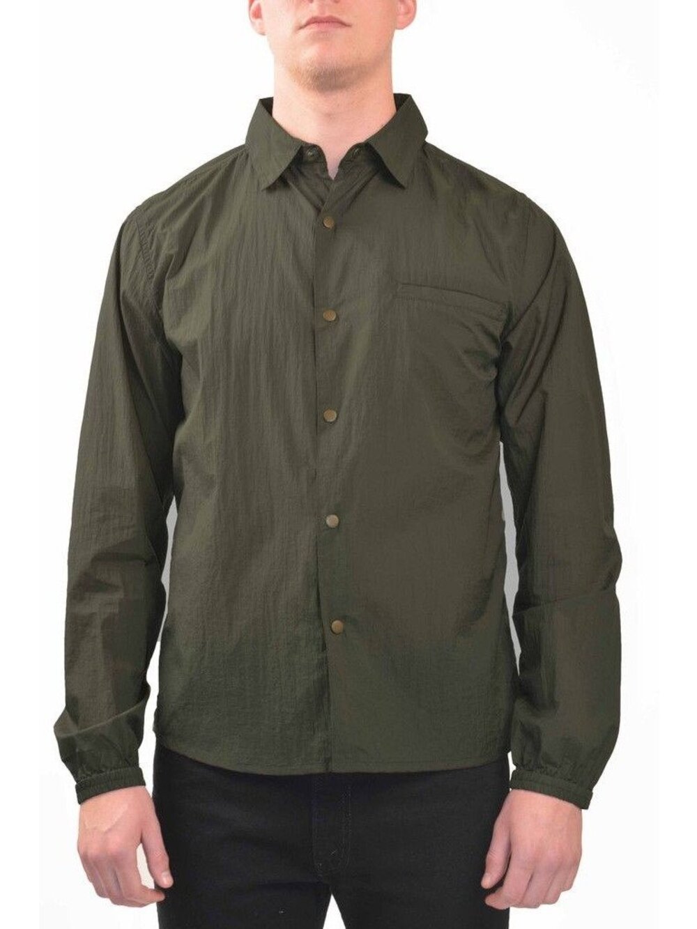 CREEP by Hirshi Awai Army Green Lightweight Shirt Small